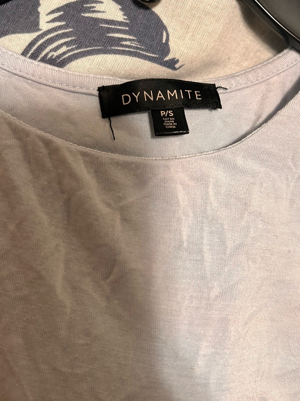 Dynamite Light Blue Sleeveless Ribbed Tank - Picture 2 of 3